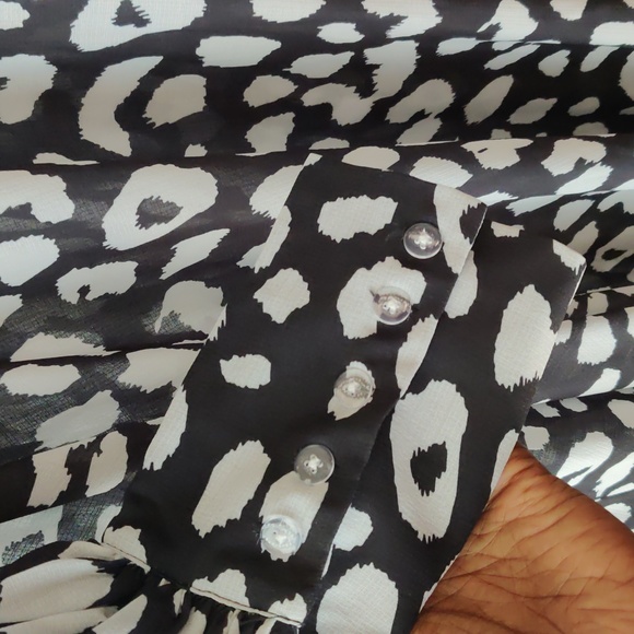 Hanifa Alia Maxi Black White Dress Size XL Sold Out - Picture 5 of 13